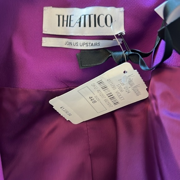 The Attico Blazer Dress Violet - Picture 7 of 8